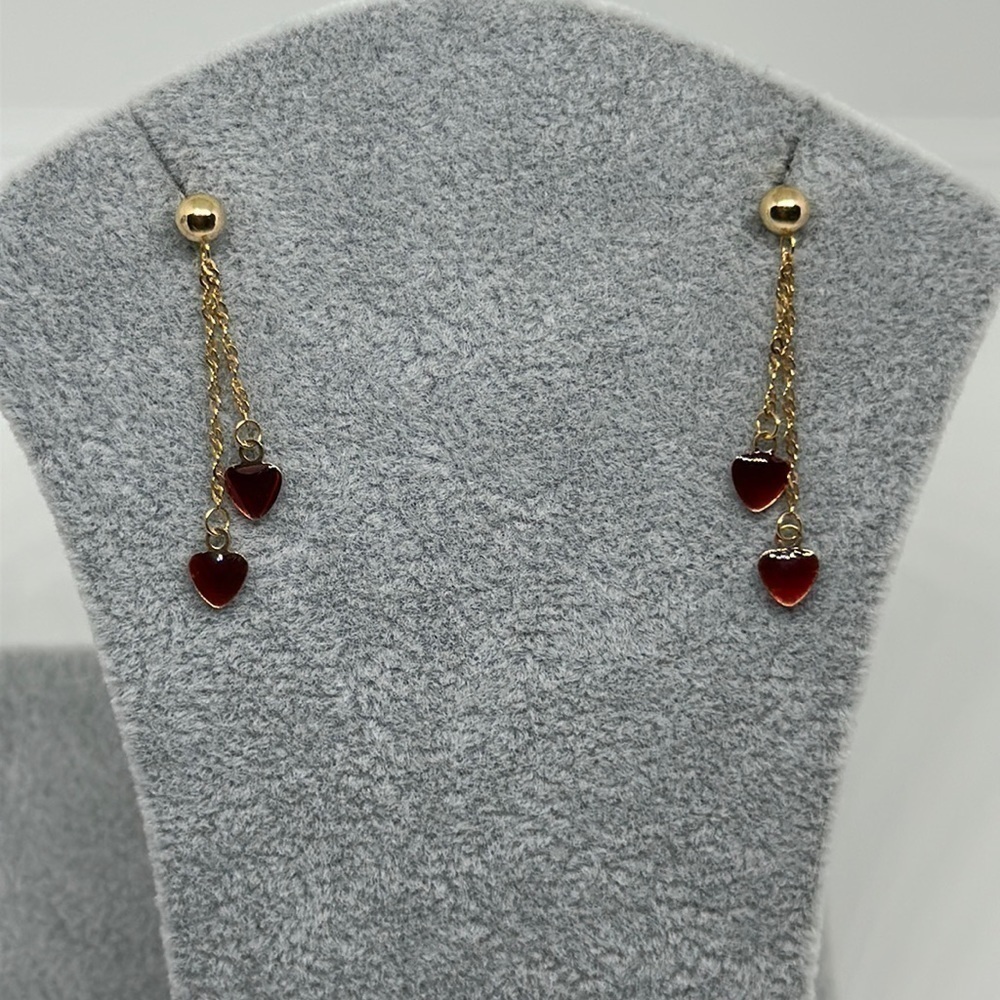 10k Real Solid Gold Earrings